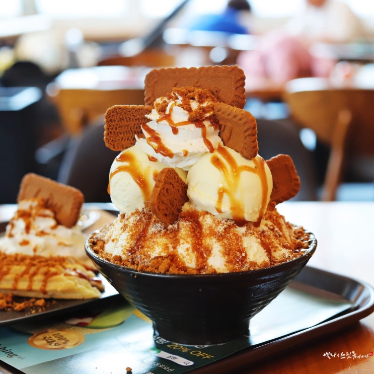  설빙 신메뉴 로투스비스코프설빙 츄러스 달달한 맛에 빠져