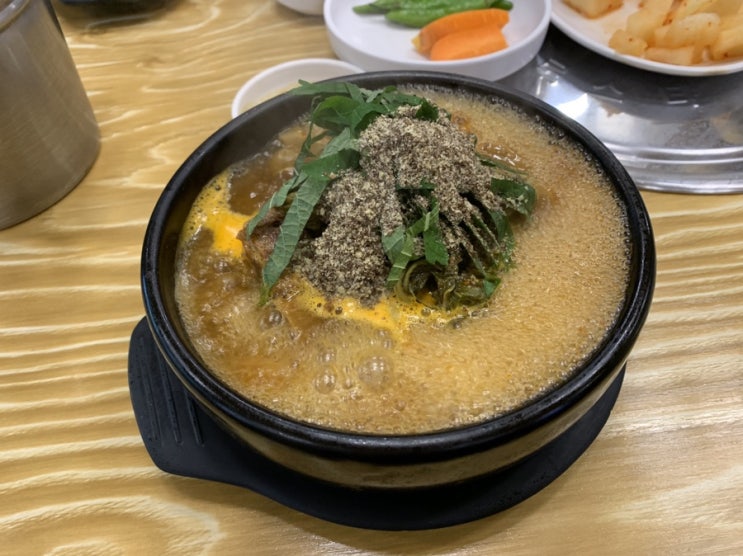  영통역 감자탕 맛집 추천! 영통도서관 근처 1인자 감자탕/뼈해장국 집 방문후기>.<