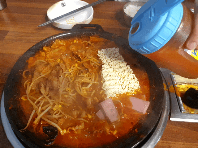  구미 송정동 맛집) 전골식 쭈꾸미 무한리필 무한패밀리에서 든든점심!