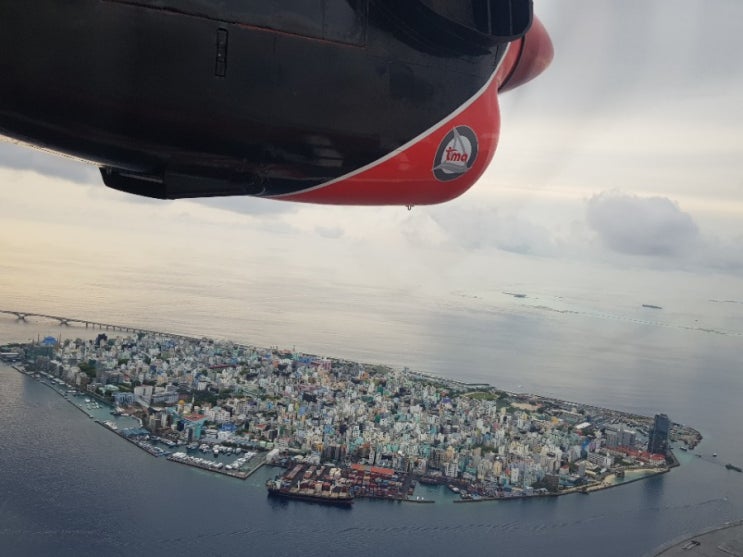  몰디브 가족여행 _ 수상 경비행기 처음 탄 날 (Trans Maldivian Airways)