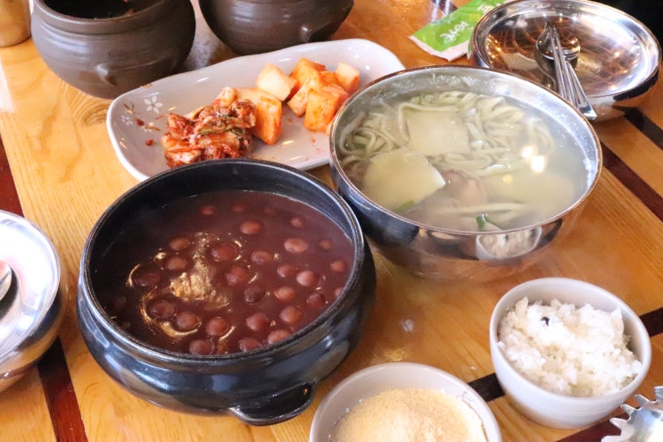  담양맛집, 담양메타프로방스맛집 맛있는 동지팥죽! '댓잎홍팥죽'