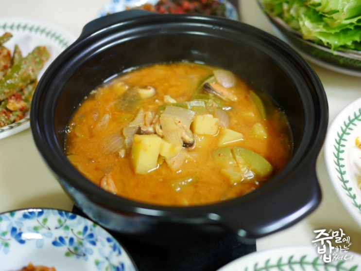  쉽게 만들자_된장찌개