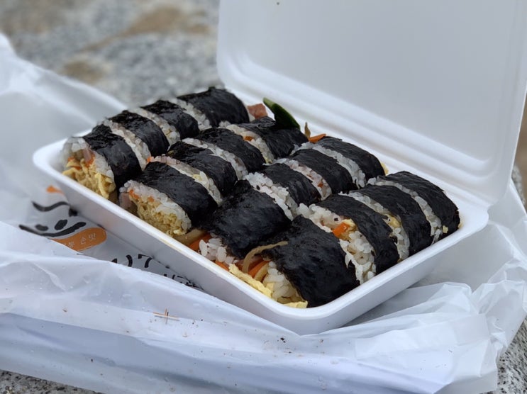  [경주 월정교 맛집] 교리김밥 ∥ 밥보다 계란지단이 많은 김밥