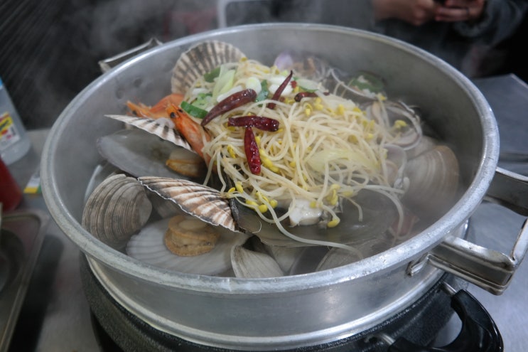  월미도맛집, '대왕조개'에서 조개찜 뿌시고왔어영 ^.~