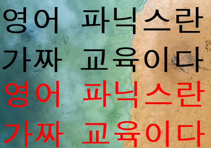  영어 파닉스란 가짜 영어교육에 불과하다