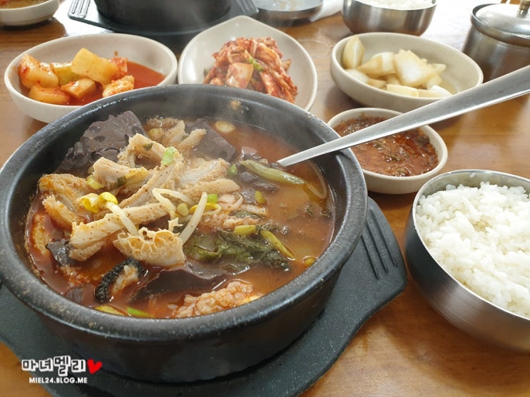  포천 일동 맛집 : 양평 종가집 해장국 엄청 푸짐한 내장!