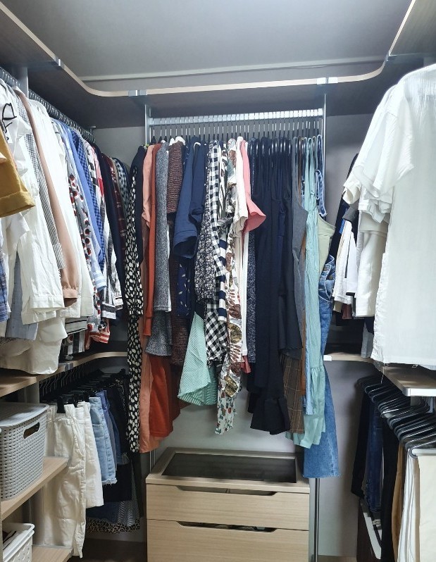  부산정리정돈 [개금동 금강펜테리움더스퀘어 부산드레스룸정리정돈 부산시간제옷정리정돈 황수정정리수납] 부산정리수납 부산집정리