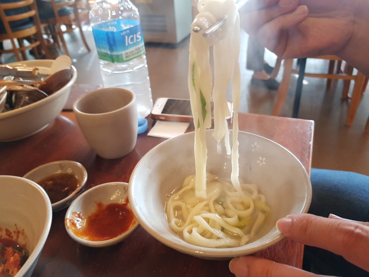  인천 송도 연수동 칼국수 맛집 백합칼국수