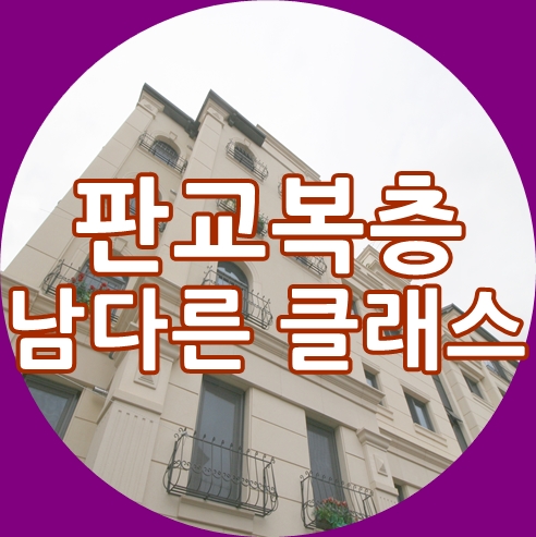  분당 궁내동복층빌라 라테라스 판교 확실한 컨셉으로 다가와