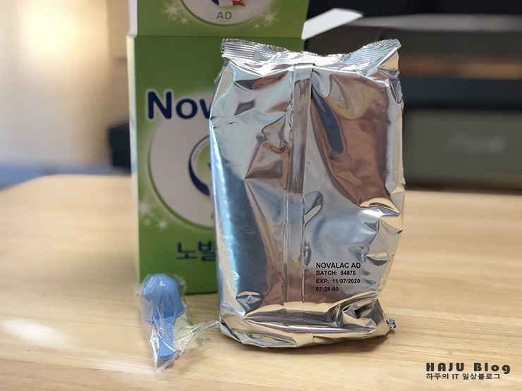  아기 장염일때 설사분유 노발락AD 갈아타기 및 타는법.