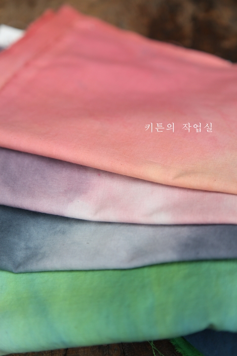  (공지)손염색 모직 원단, 염색 코튼 원단 판매 예고