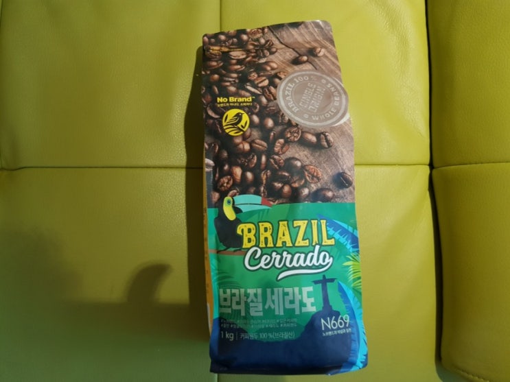 노브랜드 원두 커피 브라질 세라도 괜찮은데요?