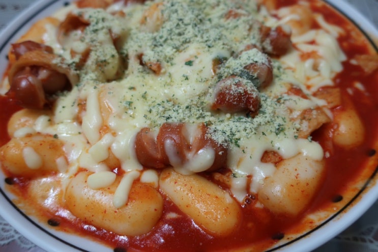  풀무원 생가득 치즈앤치즈떡볶이 후기 (feat. 어묵면, 소세지)