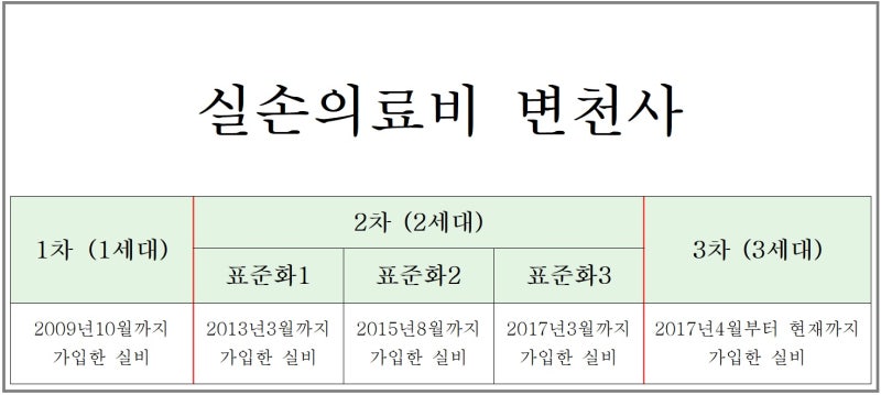 선량한 실손실비 전환을 알고 계십니까?차이를 알고 본인부담금이 늘어나기 전에 의료실비보험에 가입하는 것 8