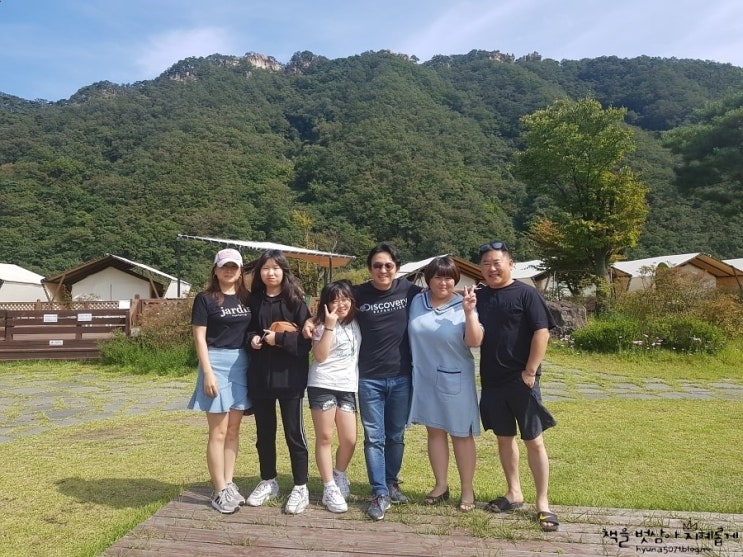  홍천 휴토피아 글램핑 3년만에 동생 부부와 함께 