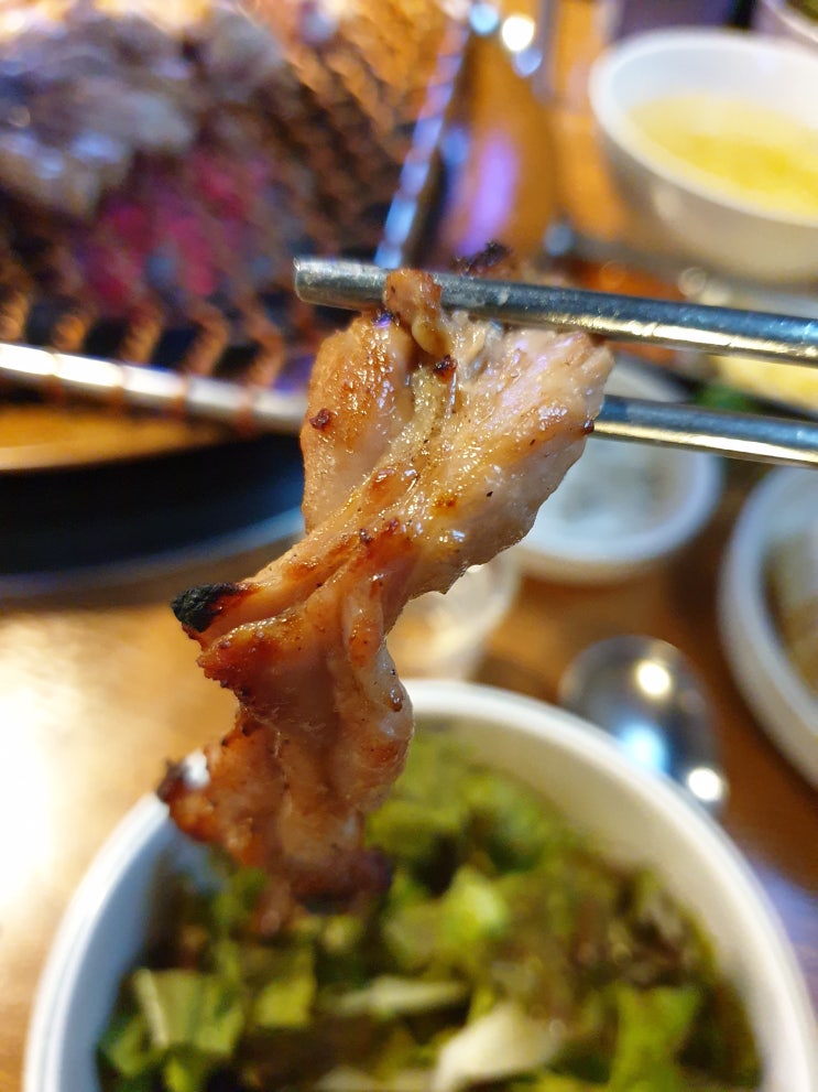  모란역 맛집 / 꾀꼬리살(닭목살구이)모란숯불닭갈비
