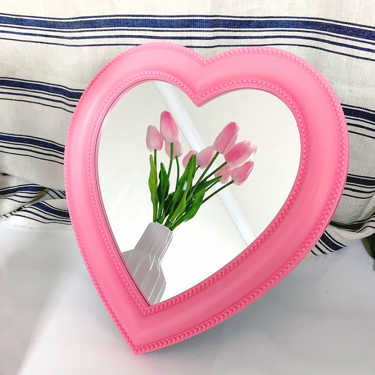  인테리어 하트거울 연남동 소품샵에서 겟!