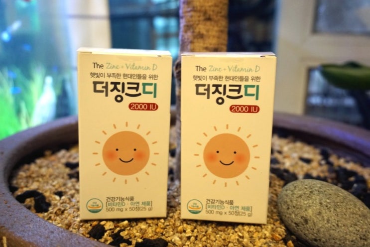  직장인에게 필요한 비타민D 추천 더징크디 2000IU