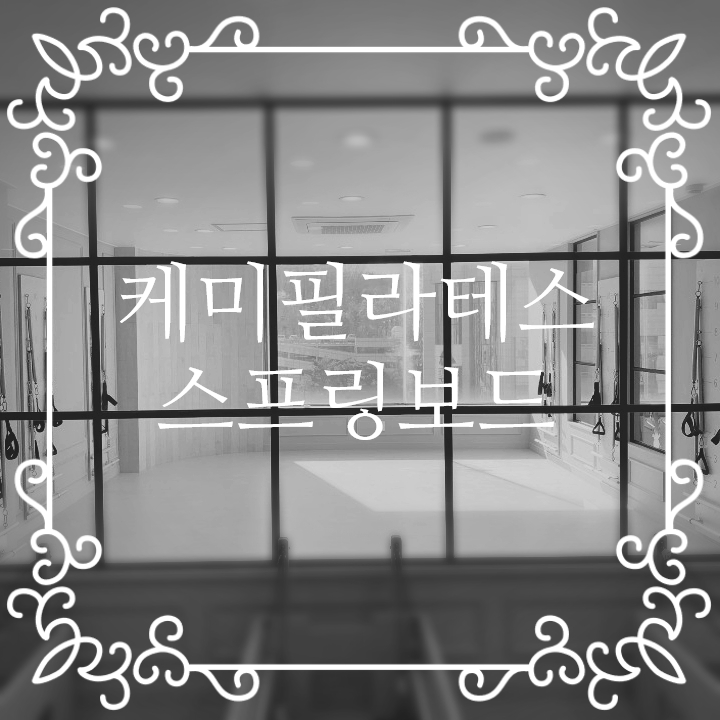  [강서구필라테스/등촌·발산역필라테스] - 케미필라테스 "필라테스기구 스프링보드를 이용한 운동 동작!! (Feat. 힙업)"