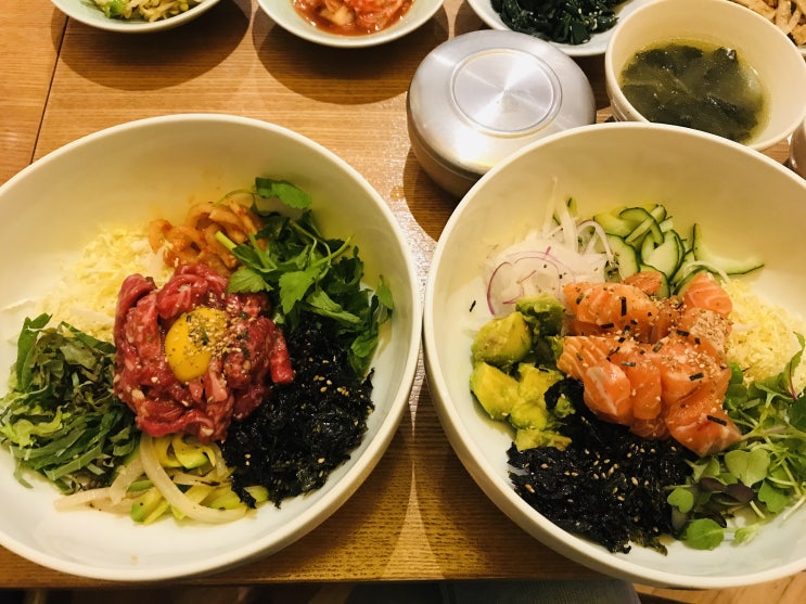  여의도 신영증권 솜씨 한식당에서 점심식사하기