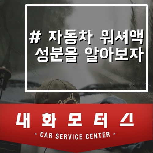  워셔액 성분, 물을 넣어도 되나