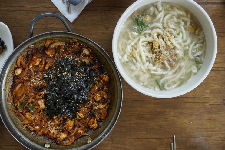  [제주여행]성산 은미네식당 돌문어볶음과 성게칼국수가 맛있는 곳