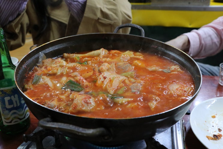  부산역 술집 분위기 있는 포장마차에서 한잔
