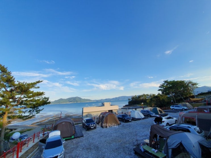  남해 캠핑장 바다뷰가 예쁜 명도그 오토캠핑장