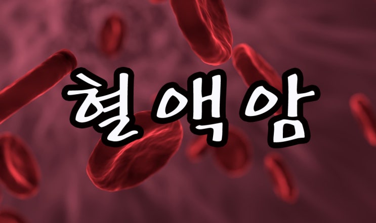  혈액암 증상 알고가야....