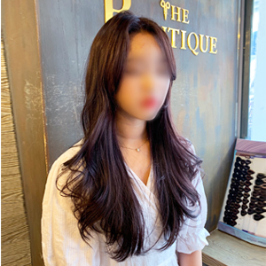  긴머리 레이어드컷 염색도 놓칠 수 없죠