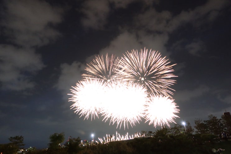 여의도 불꽃축제 관람기 및 숙대입구 한입소반