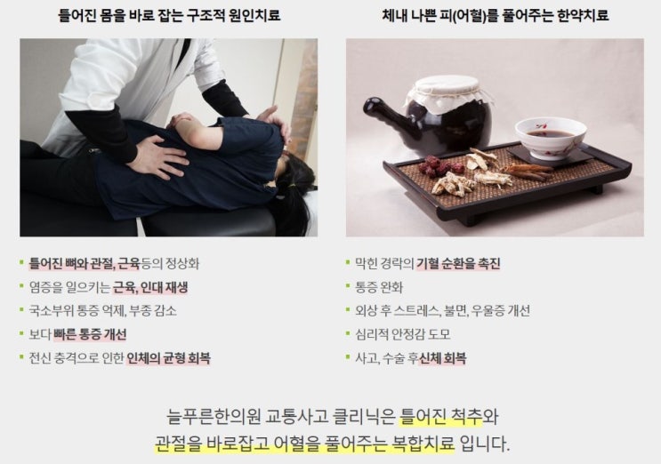  부산 야간진료 교통사고한의원, 교통사고 후유증과 치료방법은?