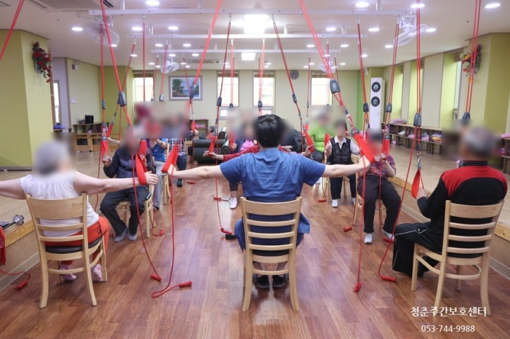  대구 중구 재활운동 가능한 노인주간보호센터 물리치료사쌤과 함께 해요