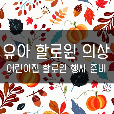  유아할로윈의상 어린이집 코스튬은