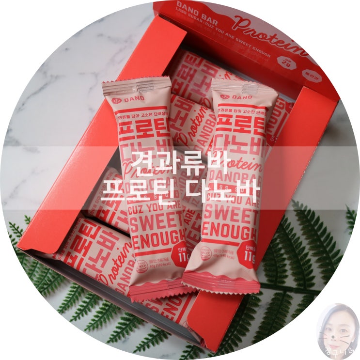 담백한 견과류바 프로틴 다노바