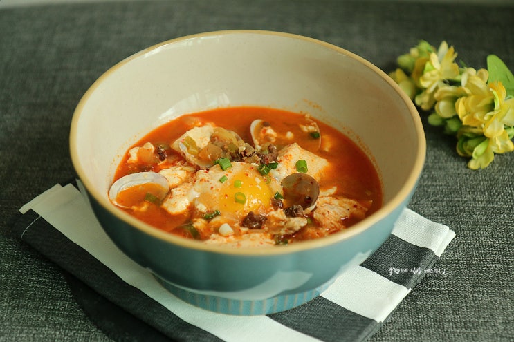  백종원 순두부찌개 끓이는 법 쌀쌀한 날씨에 먹기 딱 좋다 ~