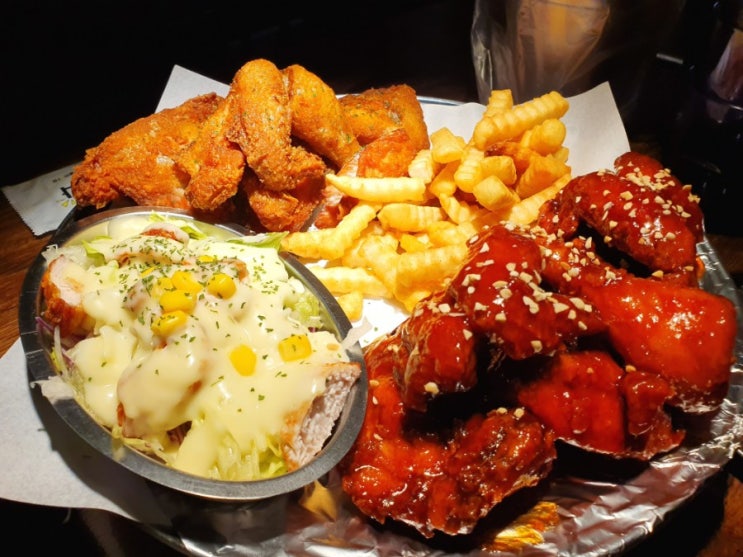  [부산/용호동 치킨] 용호동야식/ 철인7호 용호점!! 푸짐한 난리세트 핵추천