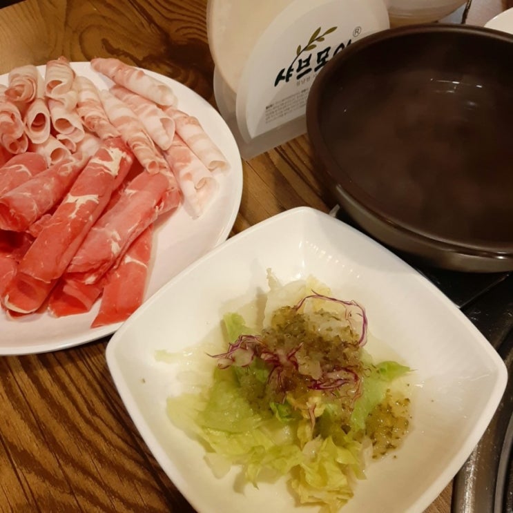  부천 중동 존맛탱 국물최고 쌈모아샤브모아월남쌈