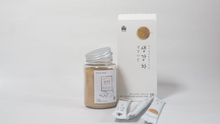  유기네 국내산 분말 생강차로 환절기 따뜻하게 나는법