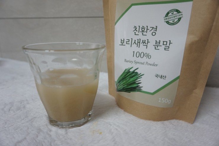  새싹보리분말 효능 / 다같이 머거요 새싹보리분말