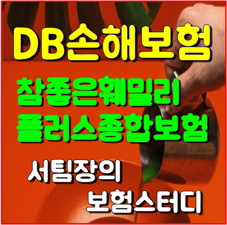 DB 참좋은훼밀리플러스종합보험 가장 인기있는 비결!!