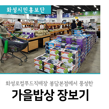  화성 로컬푸드직매장 봉담점에서 가을의 풍성함을 식탁으로