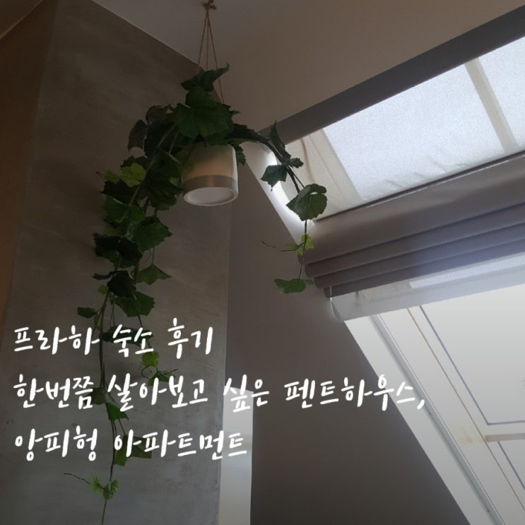  프라하 숙소후기 한번쯤 살아보고 싶은 펜트하우스, 앙피헝아파트먼트