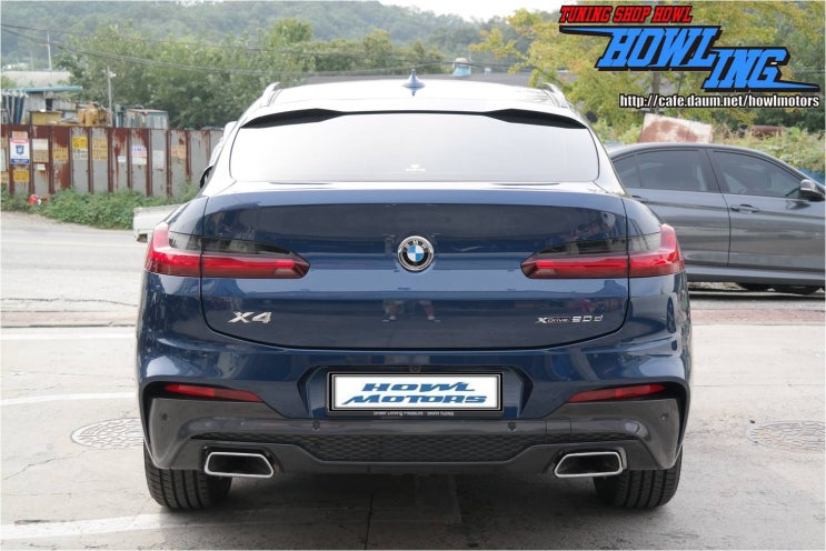  BMW G02 X4 오토모티브 6.0 하이엔드 액티브사운드 배기튜닝 싱글 듀얼 사각팁 M40D 스타일 머플러튜닝