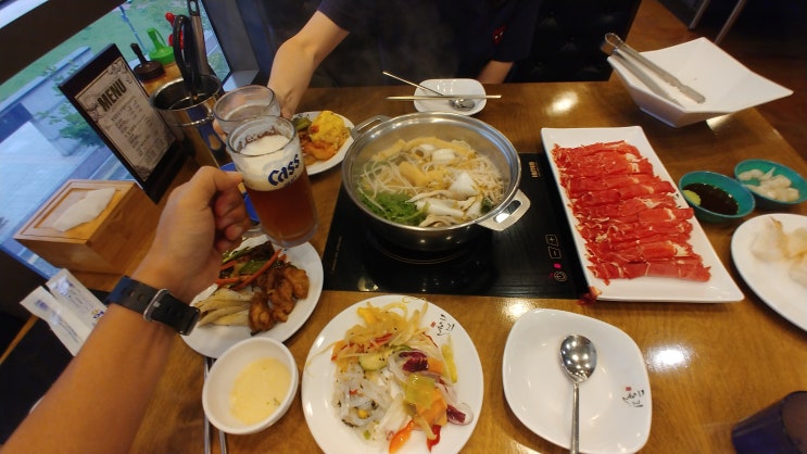  운정 샤브샤브, 와인과 생맥주가 무한리필?? 샤브홀리 운정점