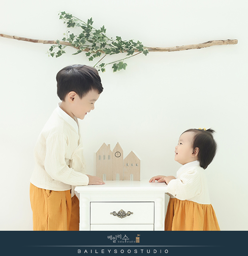  의정부 성장앨범의 남매사진도 최고! 베일리수 의정부점!