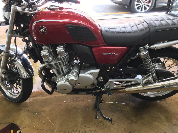  부산바이크세차 CB1100 꼼꼼세차로 감성 지대로네~^^