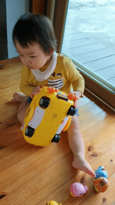+ &lt;엄마까투리 까투리버스&gt; 돌아기장난감으로 추천!! 15개월 아기 완전 잘 가지고 놀아요!!! +