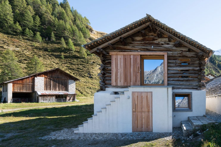오래된 농가와 헛간의 대변신, 스위스 단독주택