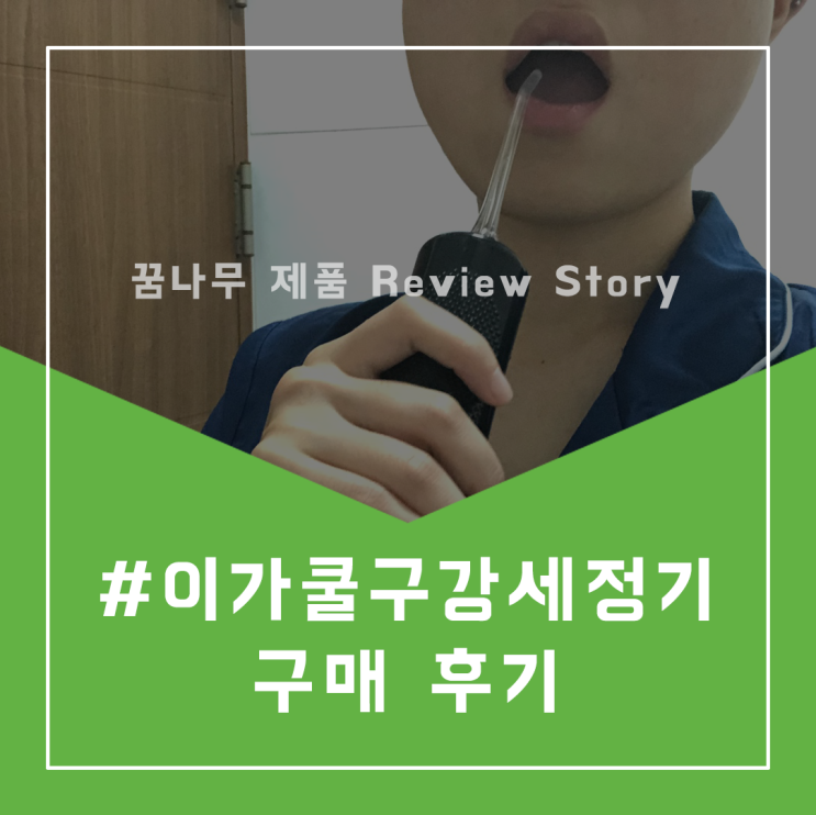  필립스 워터픽 보다 이가쿨 구강세정기 산 SSUL